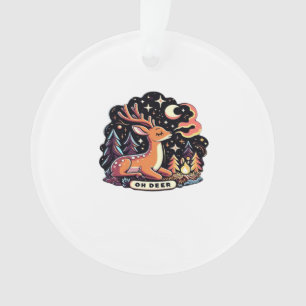 Ornamento Oh Deer Vibe Gráfica Contemporânea