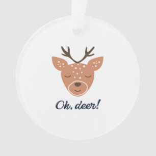 Ornamento Oh Veado Veado Amor Salve O Veado Design Criativo
