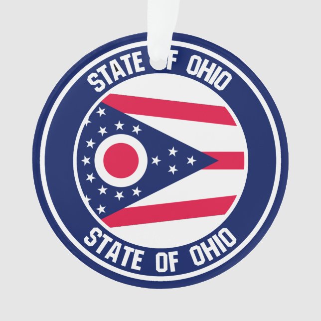 Ornamento Ohio Round Emblem (Frente)