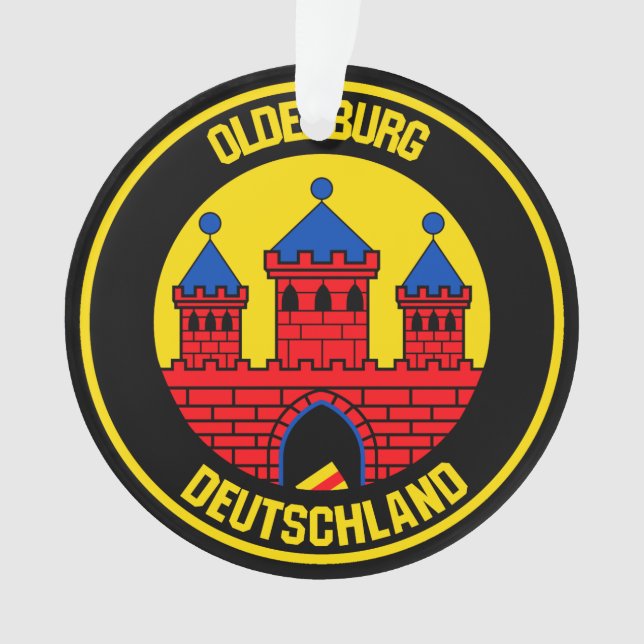 Ornamento Oldenburg Round Emblem (Frente)