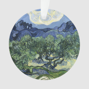 Ornamento Oliveiras de Van Gogh - Arte Montanha Azul