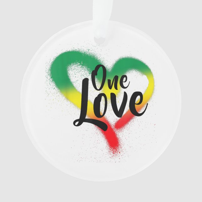 Ornamento One Love One Heart Reggae Vibes (Frente)