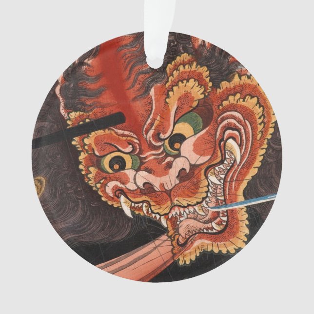 Ornamento Oni King Shutendoji vs. Minamoto no Yorimitsu (Frente)