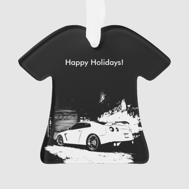 Ornamento Opinião traseira personalizada de GT-r da skyline (Frente)