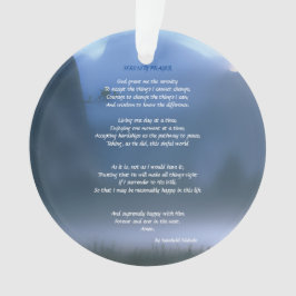 Ornamento Oração da Serenidade