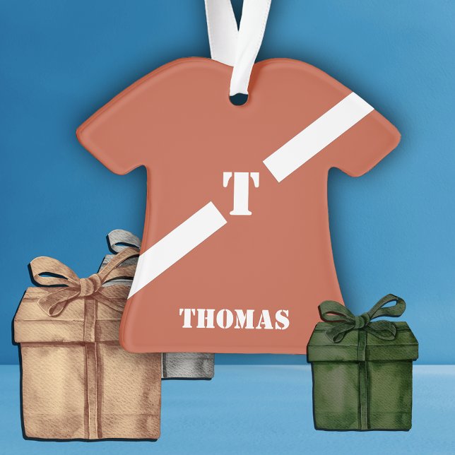 Ornamento Orange Boys Jersey no Natal (Criador carregado)