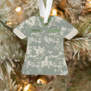 Ornamento Ordem de ocupação personalizada uniforme militar