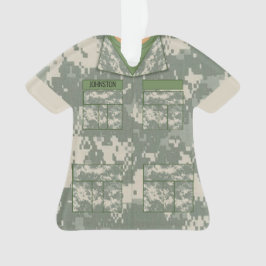 Ornamento Ordem de ocupação personalizada uniforme militar