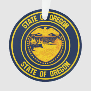 Ornamento Oregon Round Emblem