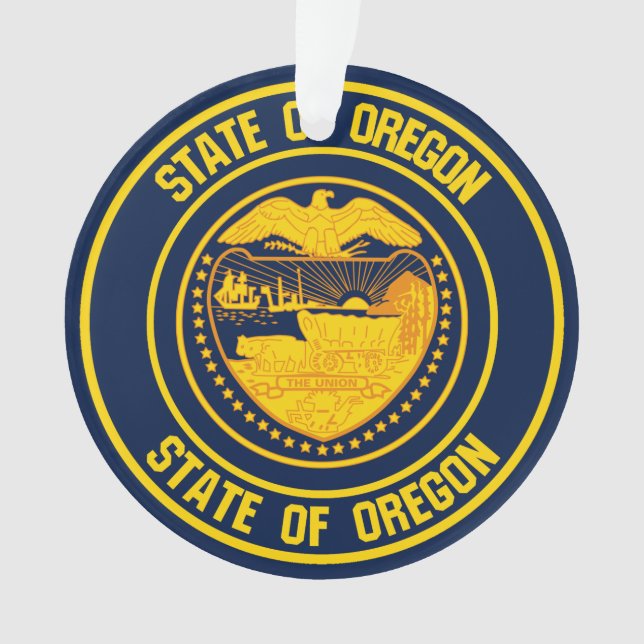 Ornamento Oregon Round Emblem (Frente)