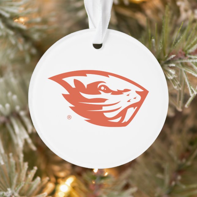 Ornamento Oregon State Beavers | Cabeça de castor (Árvore)