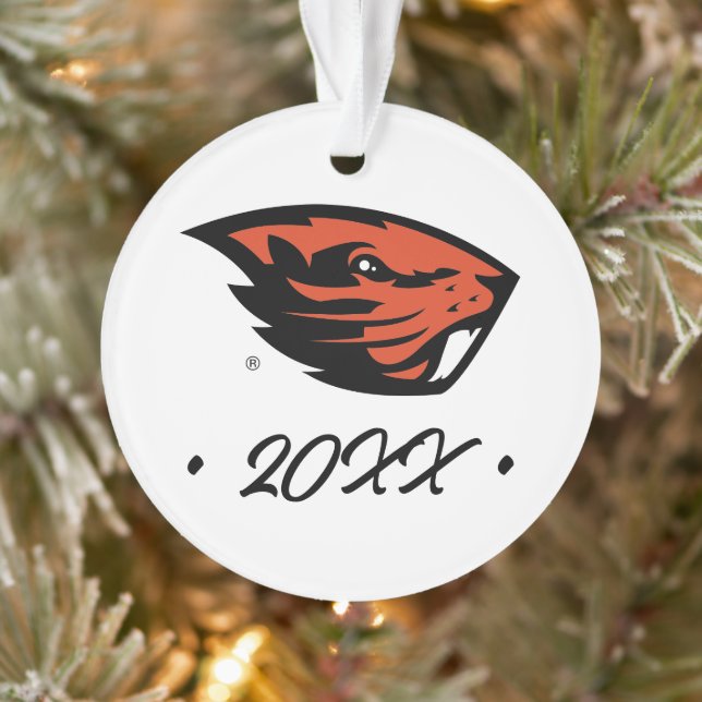 Ornamento Oregon State Beavers | Cabeça de castor (Árvore)