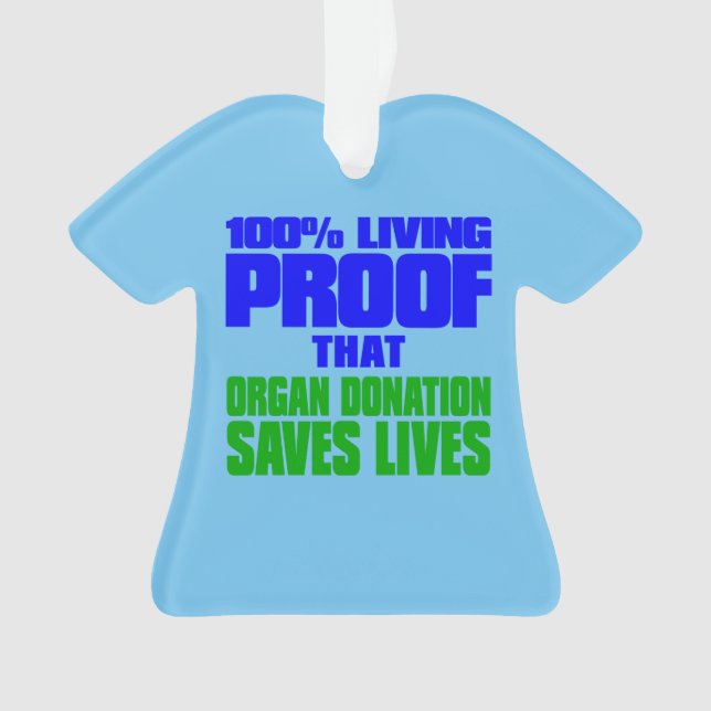 Ornamento Organ Transplantation Recipient Ornament (Frente)