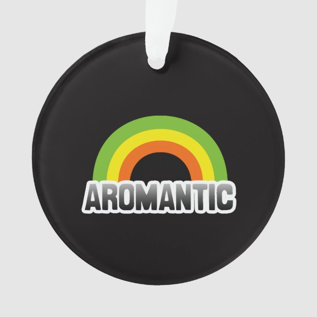 Ornamento Orgulho Aromântico (Frente)