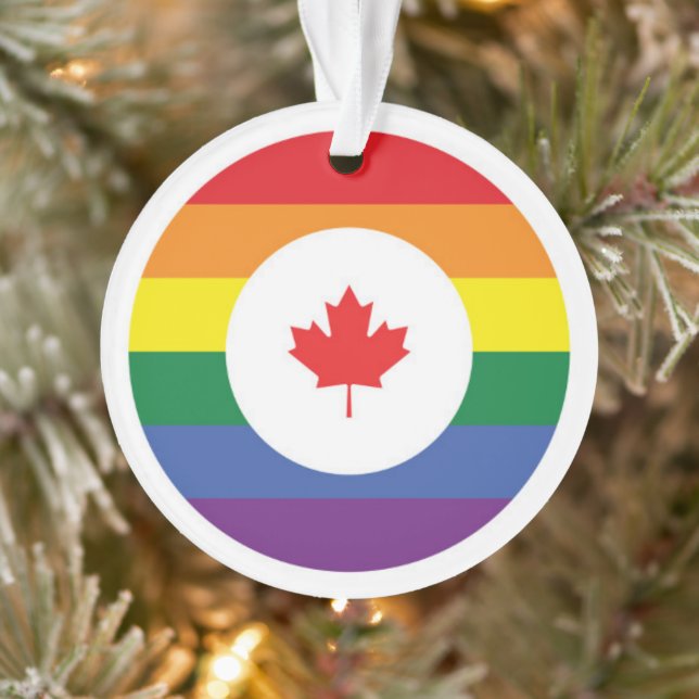 Ornamento Orgulho gay do Canadá (Árvore)