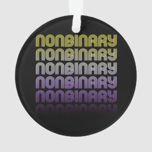 Ornamento Orgulho Retroativo Não Binário