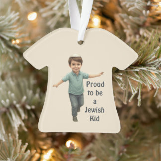Ornamento Orgulhoso por Ser um Menino Judeu – Decoração em A