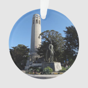 Ornamento Ornament Coit Tower & Columbus #3