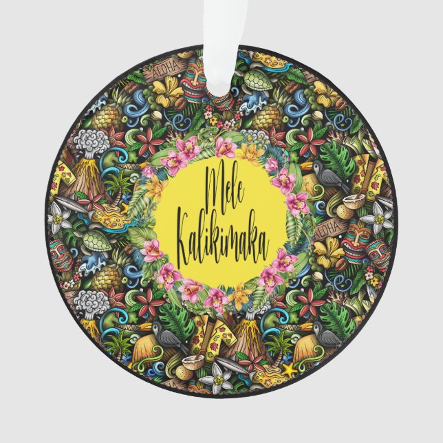 Ornamento Ornament Hawaii (Frente)