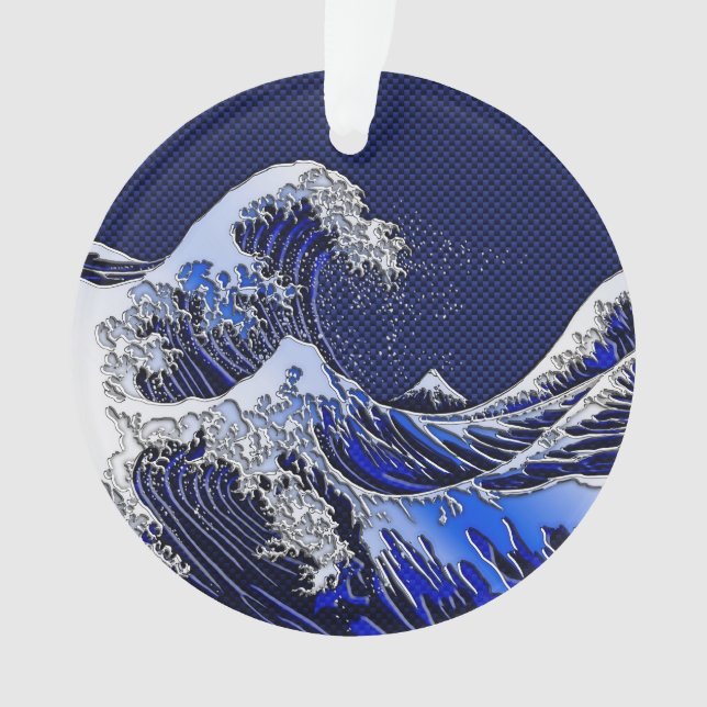 Ornamento Os estilos modernos da grande onda de Hokusai (Frente)