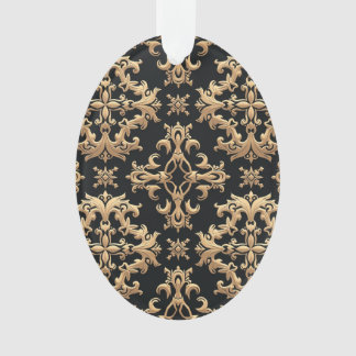 Ornamento oval acrílico