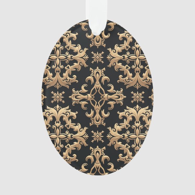 Ornamento oval acrílico (Frente)