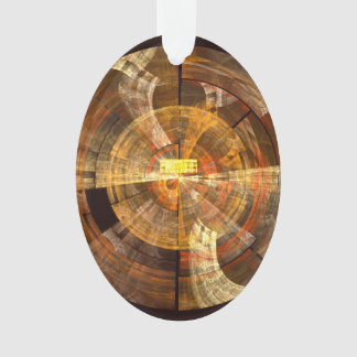 Ornamento Oval acrílico de Abstrato de integridade