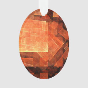 Ornamento Oval Acrítico de Abstrato de Lâmpada da Janela