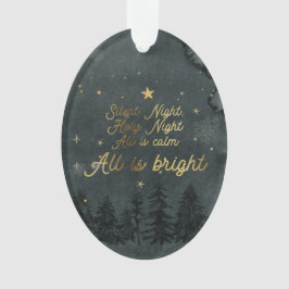 Ornamento Oval Noturno Silencioso