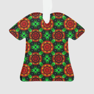 Ornamento Padrão Abstrato Floral Moderno Boho Elegante #504