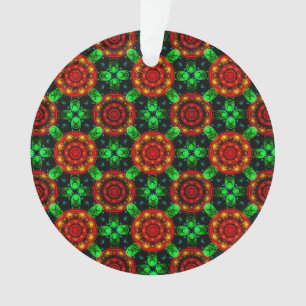 Ornamento Padrão Abstrato Floral Moderno Boho Elegante #504