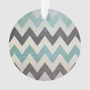 Ornamento Padrão Chevron na Textura Metálica de Shirley Tayl