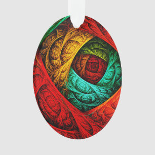 Ornamento Padrão Colorido de Arte Moderna Abstrato artística