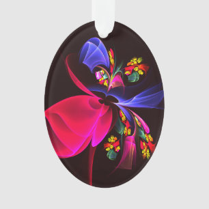 Ornamento Padrão de Abstrato Floral Moderno Colorido #06