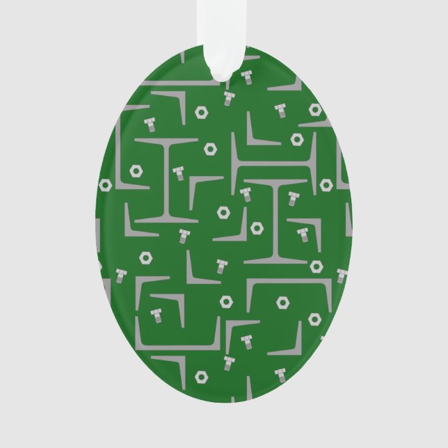 Ornamento Padrão de aço estrutural (Frente)