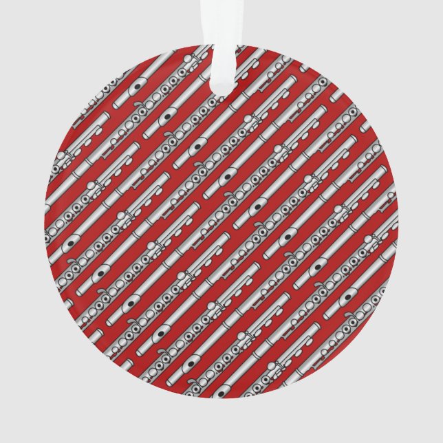 Ornamento Padrão de Desenho de Fluto (Verso)