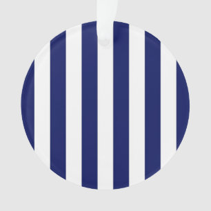 Ornamento Padrão de distribuição branca e azul do Marinho