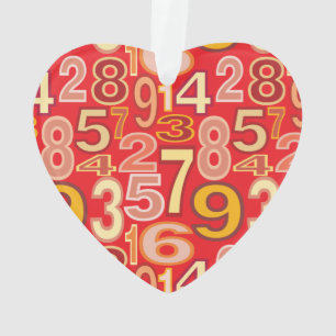 Ornamento Padrão de número