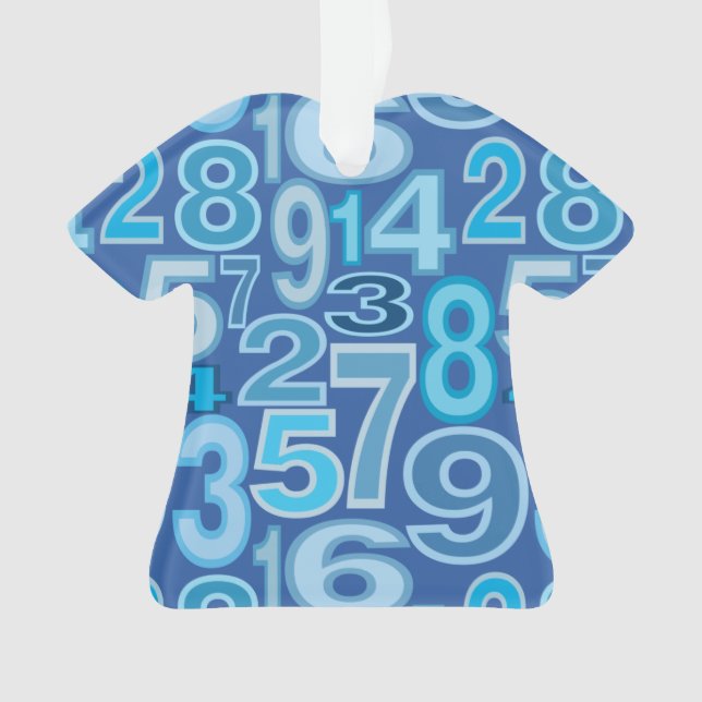 Ornamento Padrão de número (Frente)