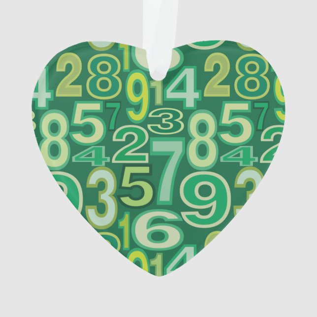 Ornamento Padrão de número (Verso)