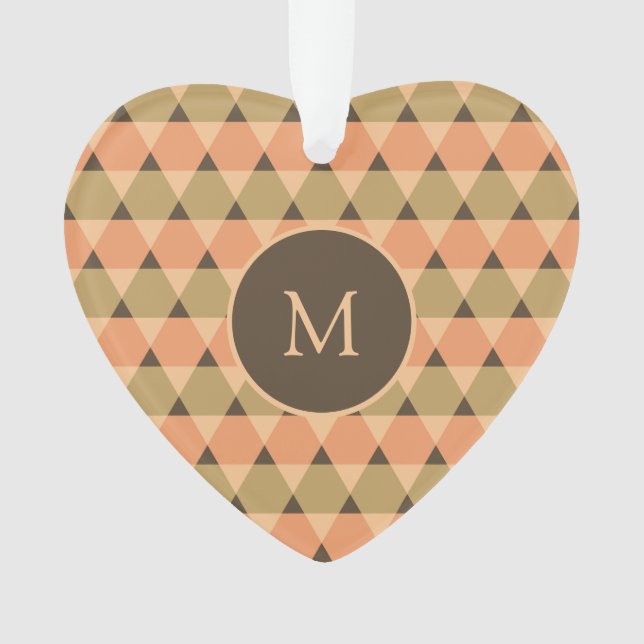 Ornamento Padrão de triângulos (Frente)