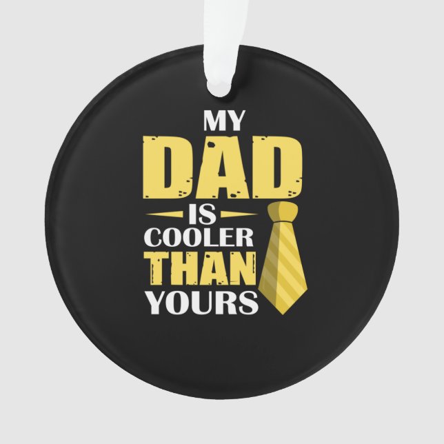 Ornamento Padre Gift | Meu Pai É Mais Frio (Frente)