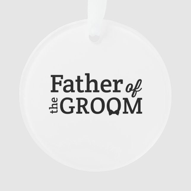 Ornamento Pai do Groom (Frente)
