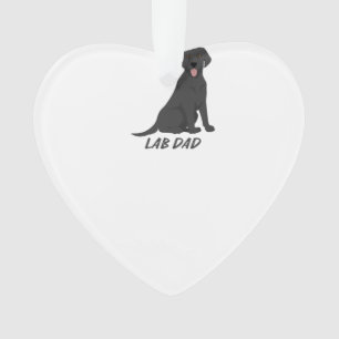 Ornamento Pai Lab � Proprietário Orgulhoso de Cão Labrador R