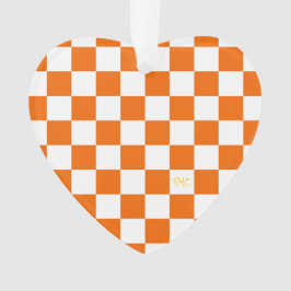 Ornamento Painéis de Verificação Desportivos INICIAIS Laranj