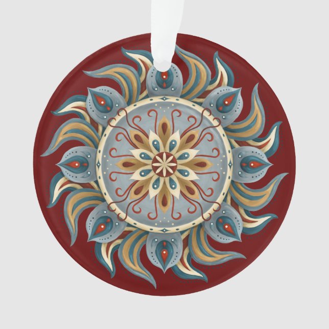 Ornamento Painterly Mandala (Frente)