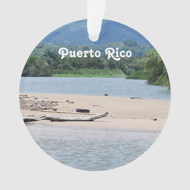 Ornamento Paisagem de Puerto Rico (Frente)