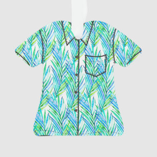 Ornamento Palm Whisperer Havaiano Camisa Tropical de Aloha-