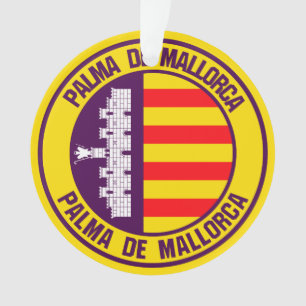 Ornamento Palma de Maiorca Round Emblem