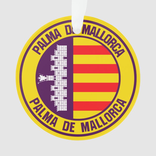 Ornamento Palma de Maiorca Round Emblem (Frente)
